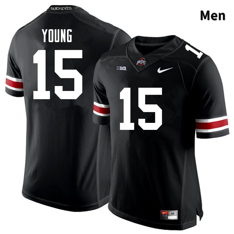 Ohio State Buckeyes Craig Young Men's #15 Black Authentic Stitched College Football Jersey